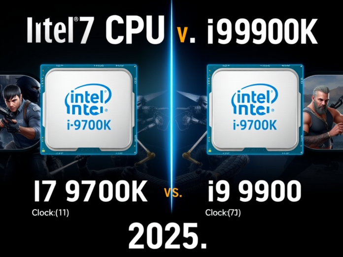 i7 9700k overclock vs i9 9900k