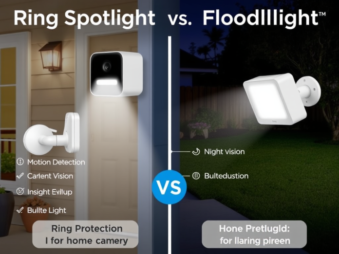 ring spot light vs flood light which is better