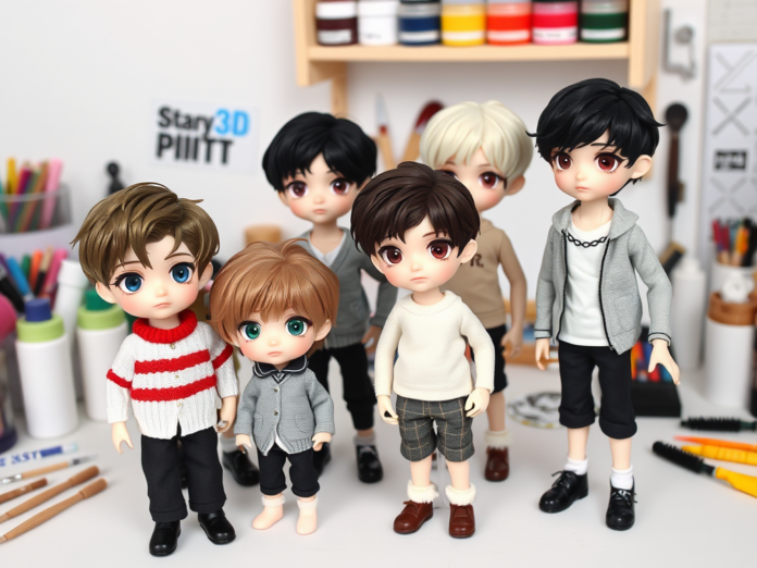 bjd 3d print files male cute